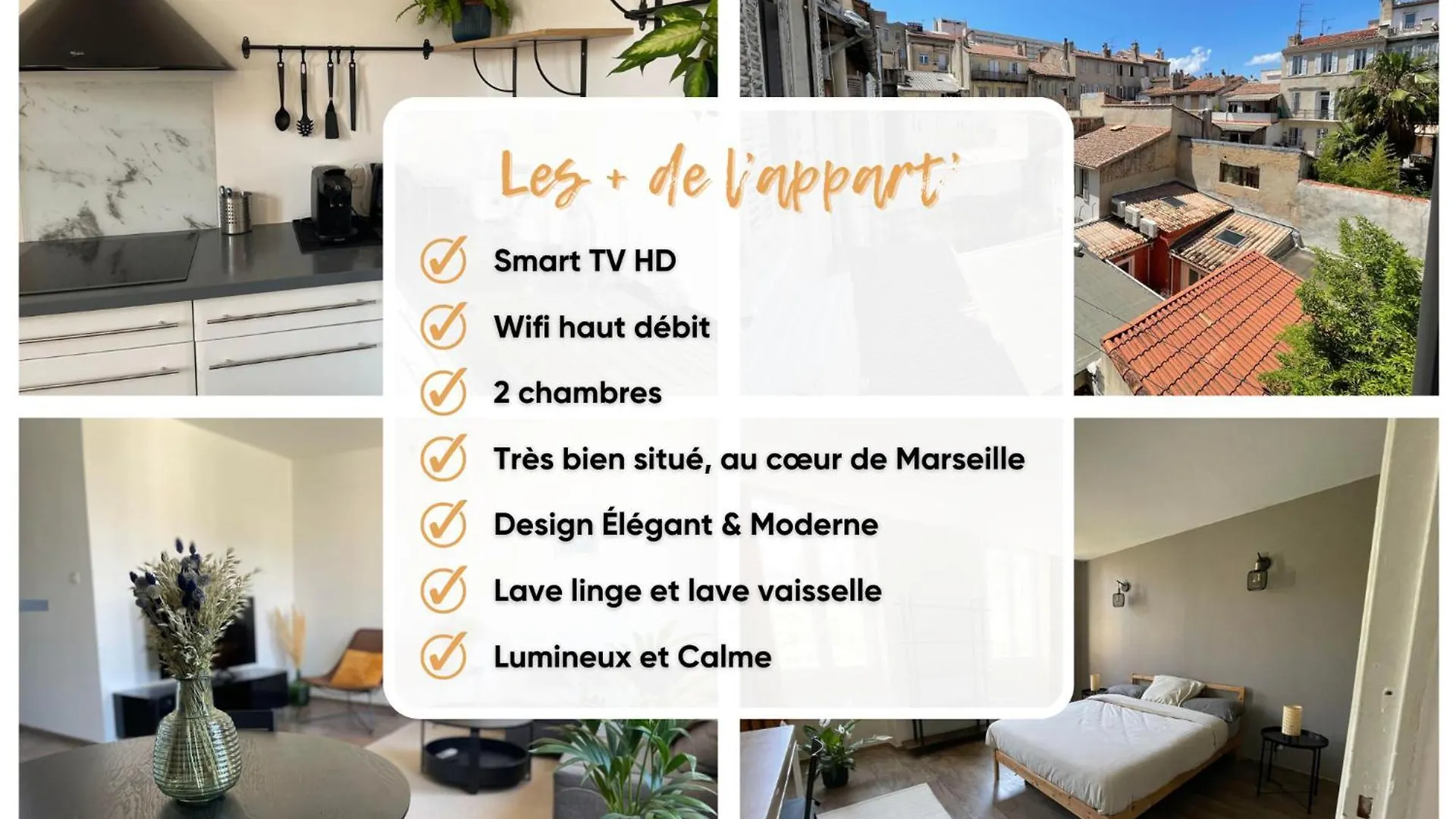 Appartement City Haven Wifi Cuisine à Marseille